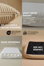 Canapé Simone - Sable - Classique (M) - 73 x 62 x 28 cm - Milou Pets