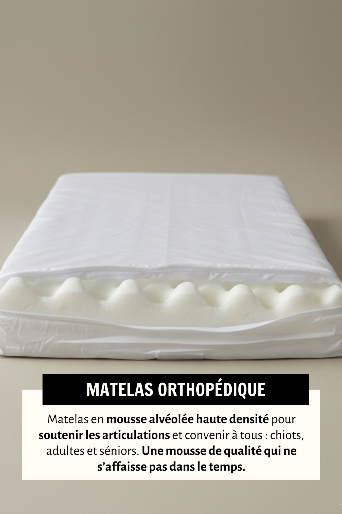 Canapé pour chien - Soutien orthopédique - Milou Pets
